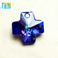 Glass crystal crossing beads crystal glass pendant